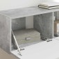 vidaXL Ντουλάπι Τηλεόρασης Τοίχου 98 x 31 x 29,5 εκ Σκυρόδεμα