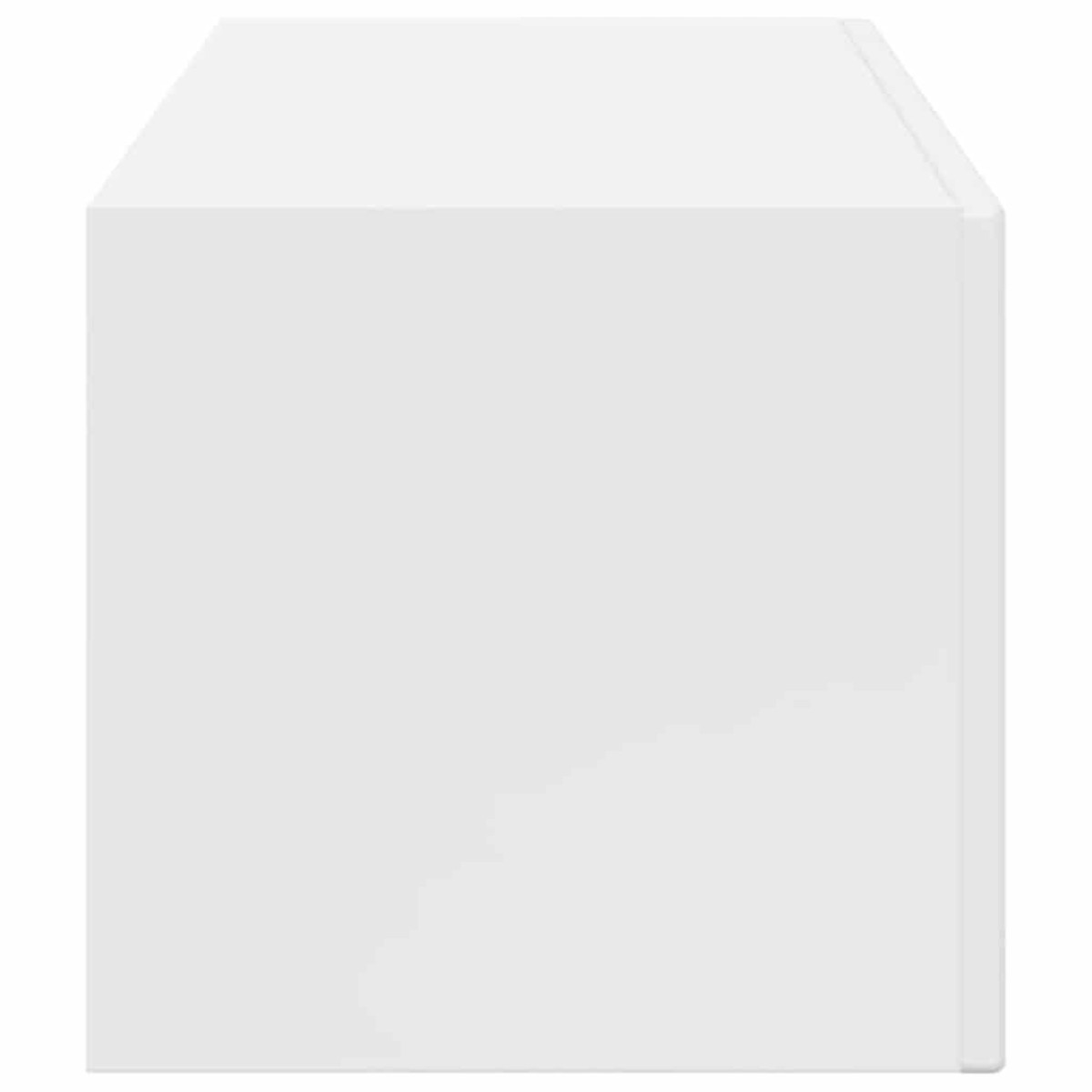 vidaXL Ντουλάπι Τηλεόρασης Τοίχου 98 x 31 x 29,5 εκ Λαμπερό Λευκό