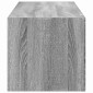 vidaXL Ντουλάπι Τηλεόρασης Τοίχου 98 x 31 x 29,5 εκ Γκρίζο Σονομα