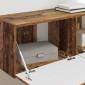 vidaXL Ντουλάπι Τηλεόρασης Τοίχου 98 x 31 x 29,5 εκ Παλιό Ξύλο