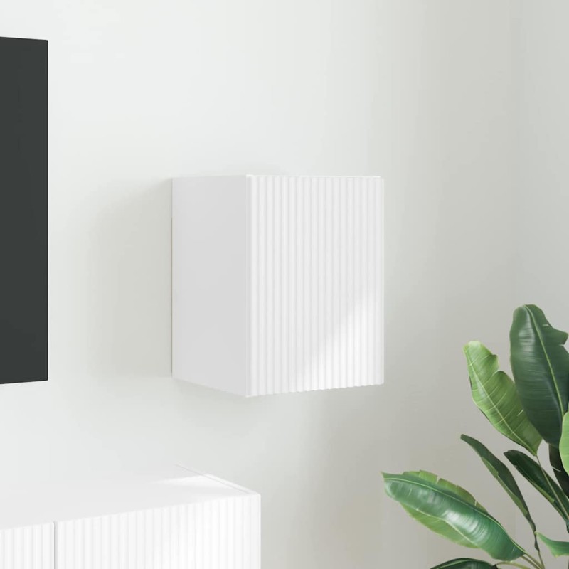 vidaXL Ντουλάπι Τηλεόρασης Τοίχου 30 x 31 x 40 εκ. Λευκό