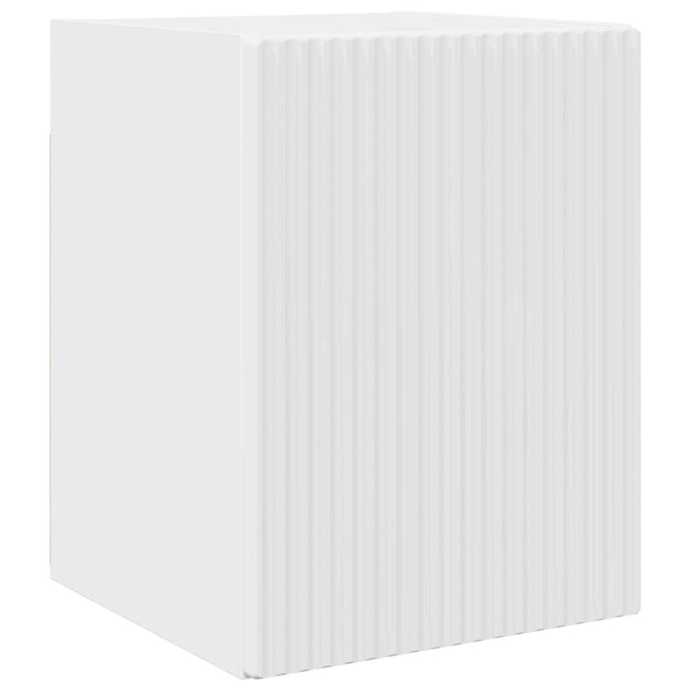 vidaXL Ντουλάπι Τηλεόρασης Τοίχου 30 x 31 x 40 εκ. Λαμπερό Λευκό