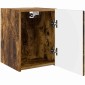 vidaXL Ντουλάπι Τηλεόρασης Τοίχου 30 x 31 x 40 εκ. Καπνιστό Δρύς