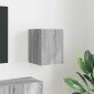 vidaXL Ντουλάπι Τηλεόρασης Τοίχου 30 x 31 x 40 εκ. Γκρίζο Σονομα