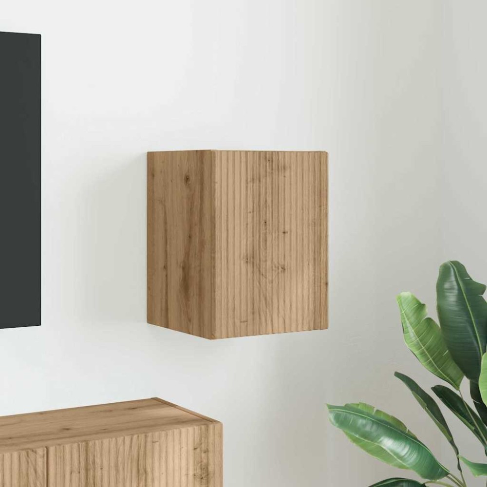 vidaXL Ντουλάπι Τηλεόρασης Τοίχου 30 x 31 x 40 εκ. Επεξεργασμένο Ξύλο