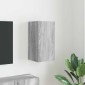 vidaXL Ντουλάπι Τηλεόρασης Τοίχου 30 x 31 x 60 εκ Γκρίζο Σονομα
