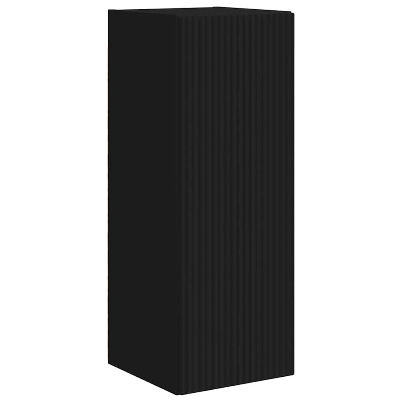 vidaXL Ντουλάπι Τηλεόρασης Τοίχου 30 x 31 x 80 εκ. Μαύρο