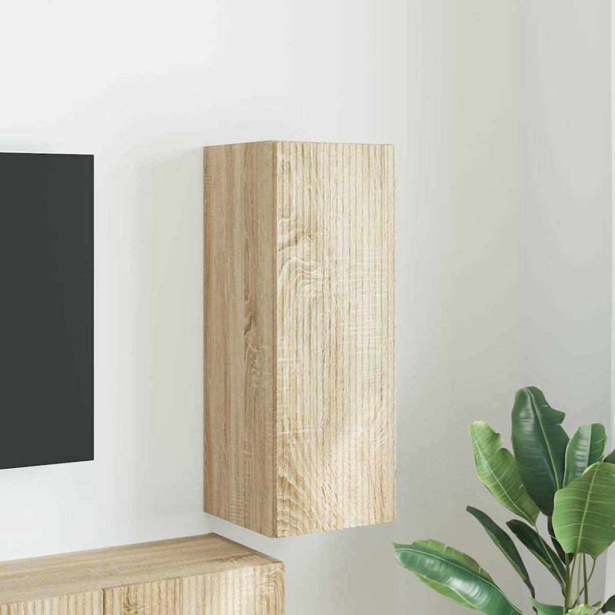 vidaXL Ντουλάπι Τηλεόρασης Τοίχου 30 x 31 x 80 εκ. Σονόμα