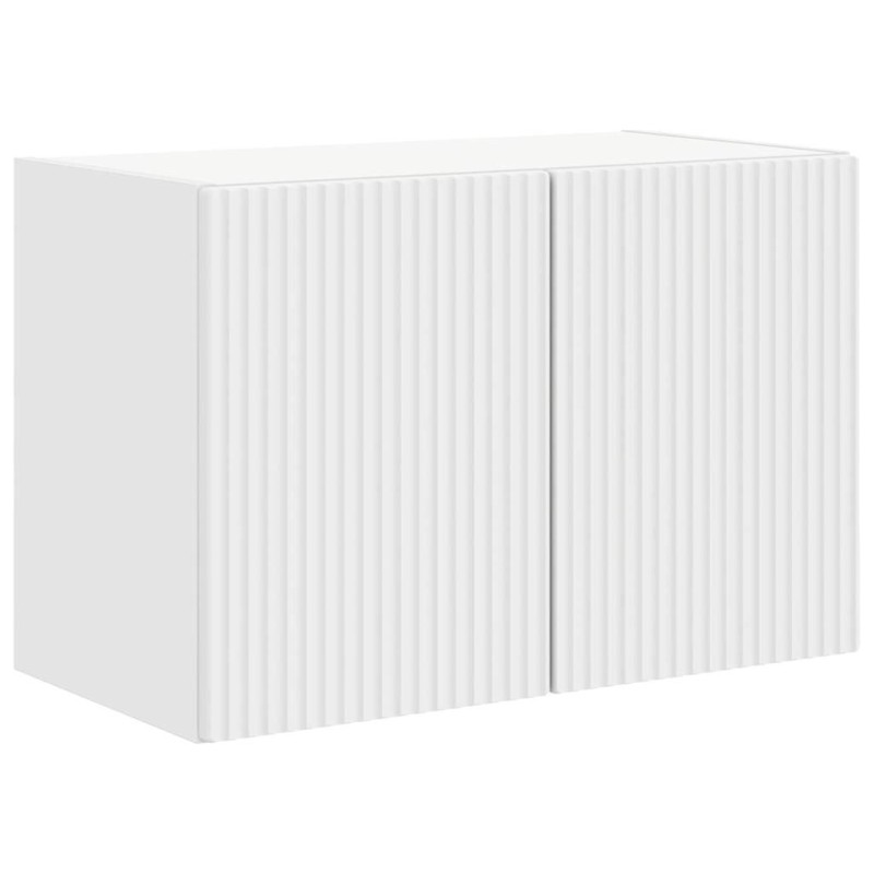 vidaXL Ντουλάπι Τηλεόρασης Τοίχου 59,5 x 31 x 40 εκ Λευκό