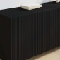 vidaXL Ντουλάπι Τηλεόρασης Τοίχου 59,5 x 31 x 40 εκ Μαύρο