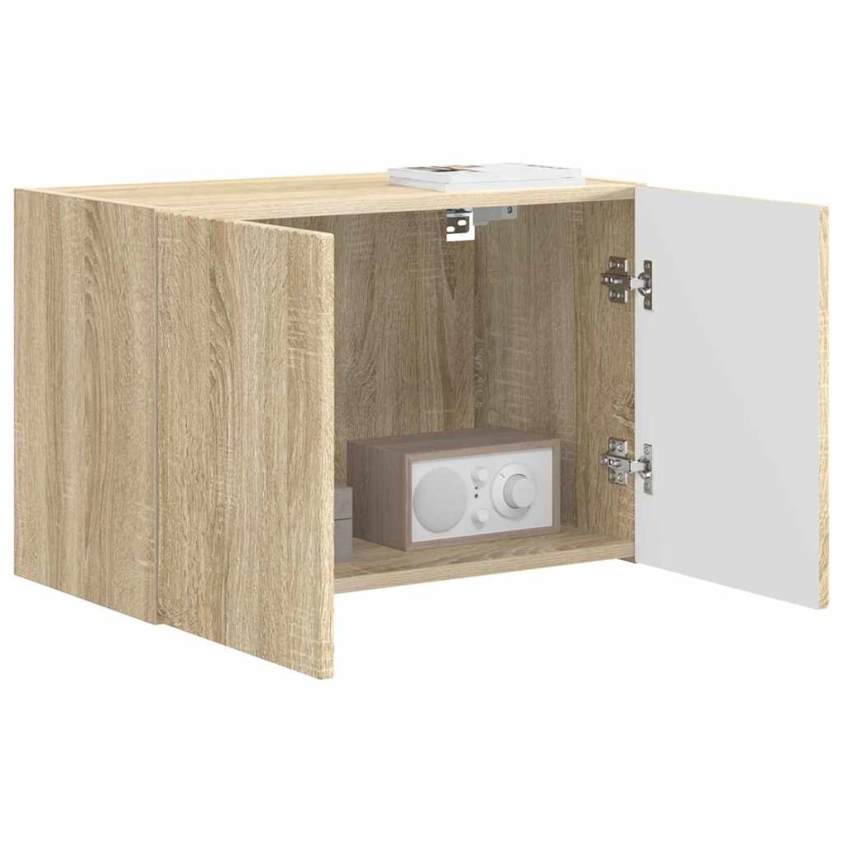 vidaXL Ντουλάπι Τηλεόρασης Τοίχου 59,5 x 31 x 40 εκ Δρύς Sonoma