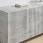 vidaXL Ντουλάπι Τηλεόρασης Τοίχου 59,5 x 31 x 40 εκ Σκυρόδεμα Γκρι