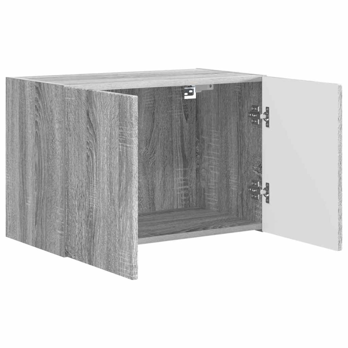 vidaXL Ντουλάπι Τηλεόρασης Τοίχου 59,5 x 31 x 40 εκ Γκρίζο Σονομα