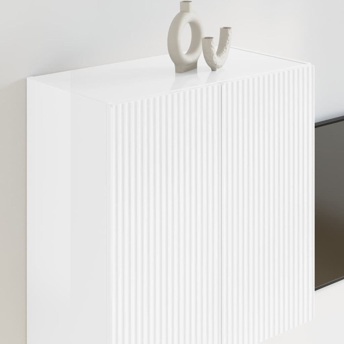 vidaXL Ντουλάπι Τηλεόρασης Τοίχου 59,5 x 31 x 60 εκ Επεξεργασμένο Ξύλο
