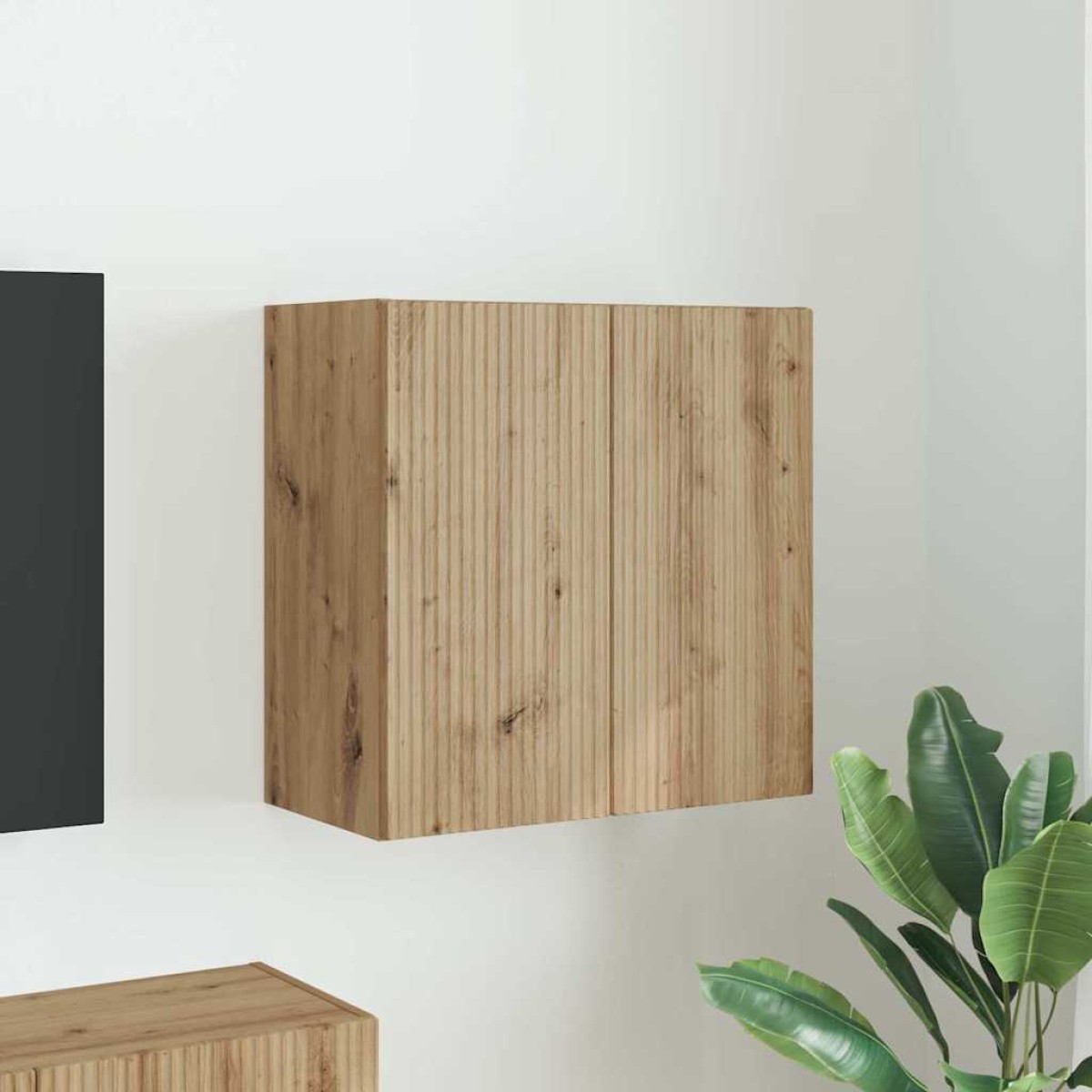 vidaXL Ντουλάπι Τηλεόρασης Τοίχου 59,5 x 31 x 60 εκ Artisan Oak