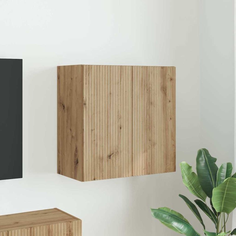 vidaXL Ντουλάπι Τηλεόρασης Τοίχου 59,5 x 31 x 60 εκ Artisan Oak