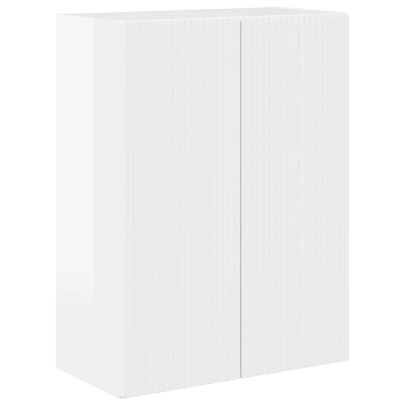 vidaXL Ντουλάπι Τηλεόρασης Τοίχου 59,5 x 31 x 80 εκ Επεξεργασμένο Ξύλο