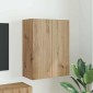 vidaXL Ντουλάπι Τηλεόρασης Τοίχου 59,5 x 31 x 80 εκ Artisan Oak