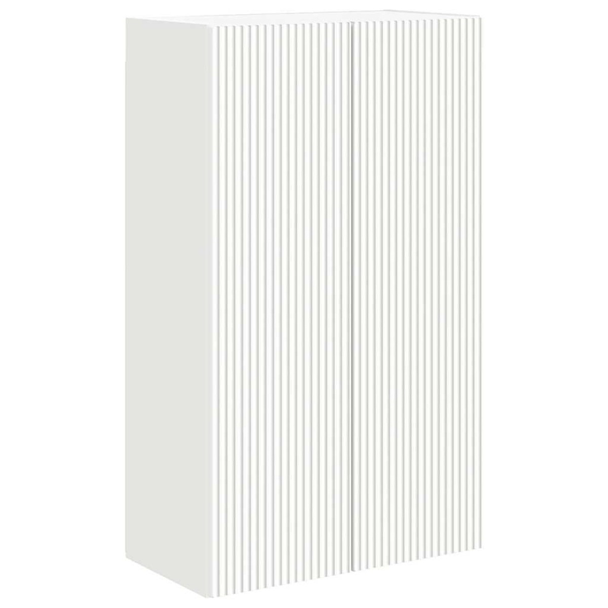 vidaXL Ντουλάπι Τηλεόρασης Τοίχου 59,5 x 31 x 100 εκ. Λευκό