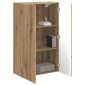 vidaXL Ντουλάπι Τηλεόρασης Τοίχου 59,5 x 31 x 100 εκ. Artisan Oak