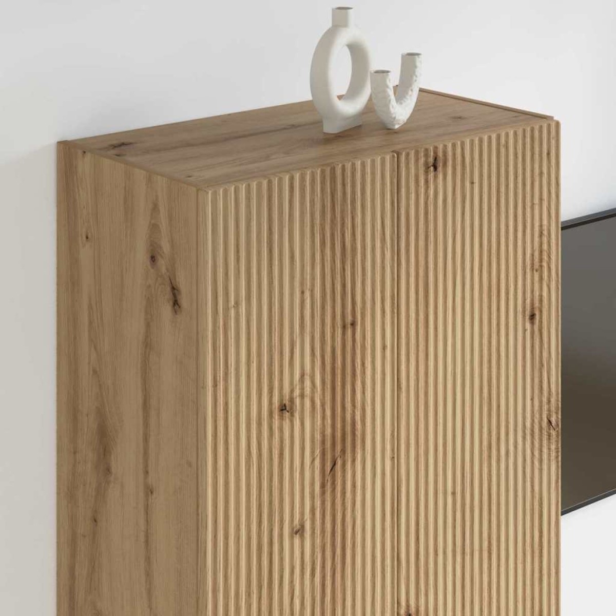 vidaXL Ντουλάπι Τηλεόρασης Τοίχου 59,5 x 31 x 100 εκ. Artisan Oak