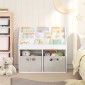 vidaXL Βιβλιοθήκη Παιδιών Λευκό 72,5 x 29,5 x 69 εκ Επεξεργασμένο Ξύλο