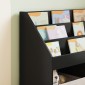 vidaXL Βιβλιοθήκη Παιδιών Μαύρο 72,5 x 29,5 x 69 εκ Επεξεργασμένο Ξύλο