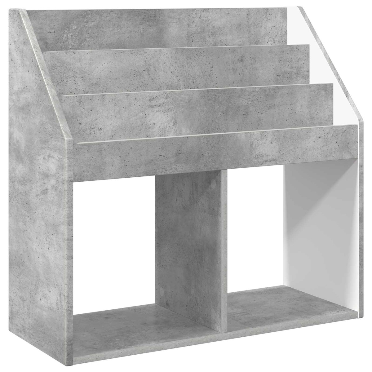 vidaXL Βιβλιοθήκη Παιδιών Σκυρόδεμα Γκρι 72,5 x 29,5 x 69 εκ