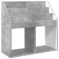 vidaXL Βιβλιοθήκη Παιδιών Σκυρόδεμα Γκρι 72,5 x 29,5 x 69 εκ