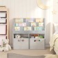 vidaXL Βιβλιοθήκη Παιδιών Σκυρόδεμα Γκρι 72,5 x 29,5 x 69 εκ