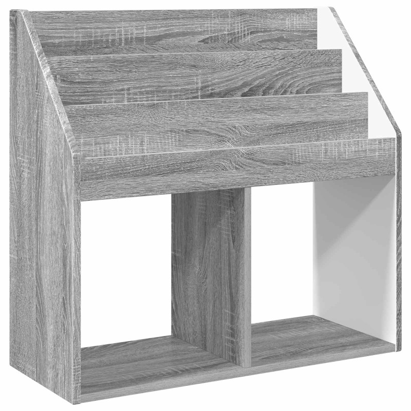 vidaXL Βιβλιοθήκη Παιδιών Γκρίζο Σονομα 72,5 x 29,5 x 69 εκ