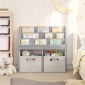 vidaXL Βιβλιοθήκη Παιδιών Γκρίζο Σονομα 72,5 x 29,5 x 69 εκ