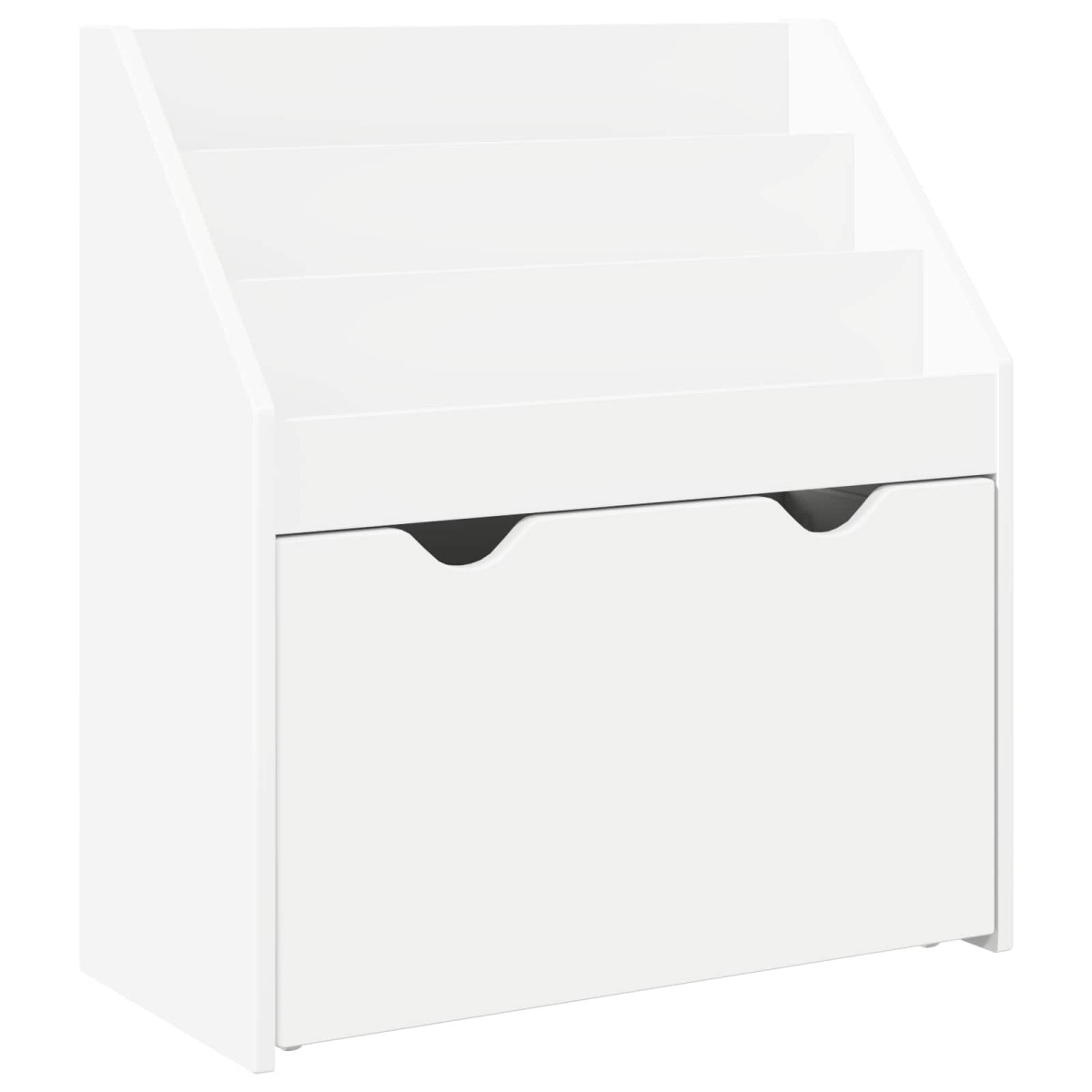 vidaXL Βιβλιοθήκη Παιδιών Λευκό 60 x 29,5 x 69 εκ Επεξεργασμένο Ξύλο