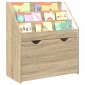 vidaXL Βιβλιοθήκη Παιδιών με συρτάρι Δρύς Sonoma 60 x 29,5 x 69 εκ