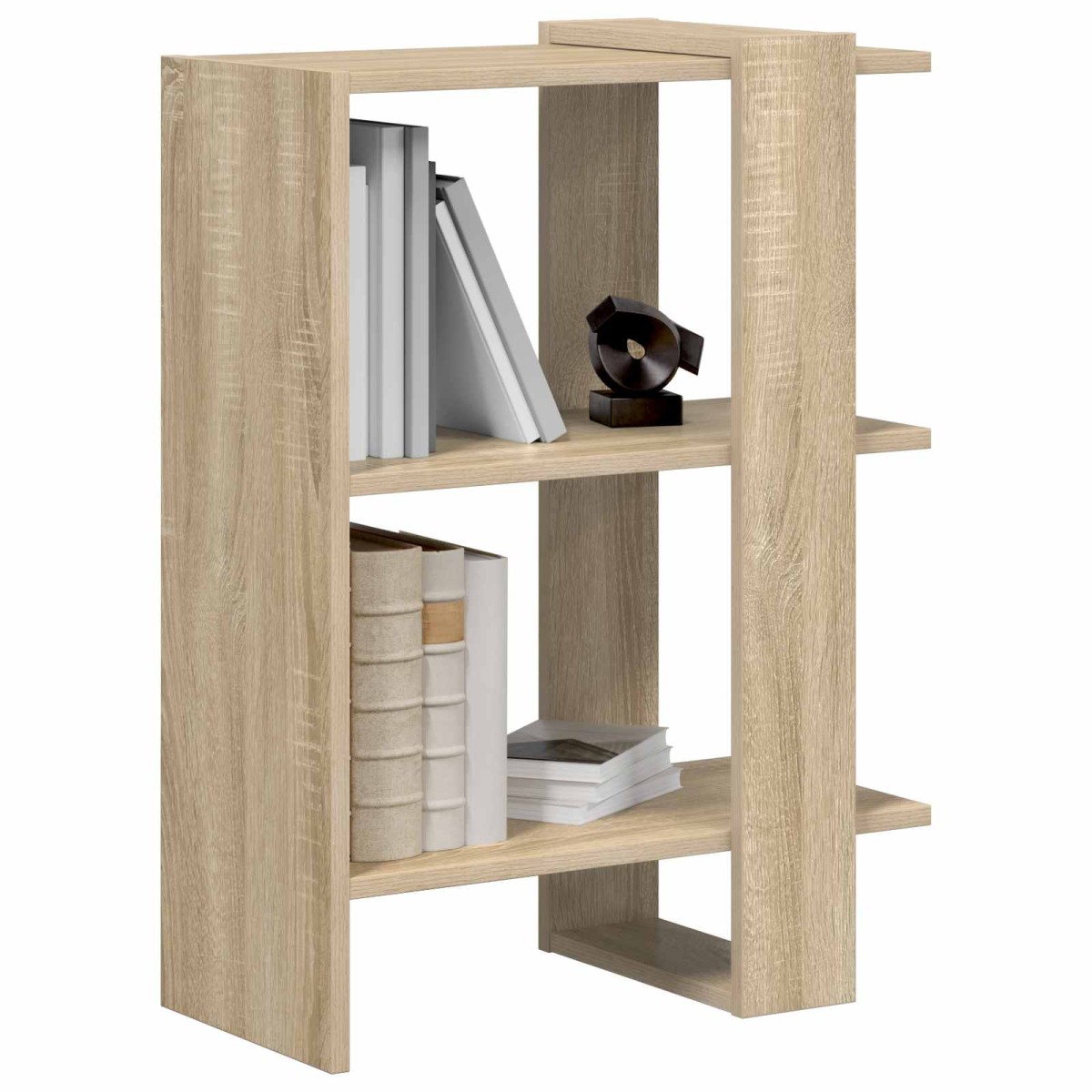 vidaXL Ράφι Βιβλίων 2 επίπεδα 52 x 25 x 71,5 εκ Επεξεργασμένο Ξύλο