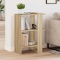 vidaXL Ράφι Βιβλίων 2 επίπεδα 52 x 25 x 71,5 εκ Επεξεργασμένο Ξύλο