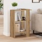vidaXL Ράφι Βιβλίων 2 επίπεδα 52 x 25 x 71,5 εκ Επεξεργασμένο Ξύλο