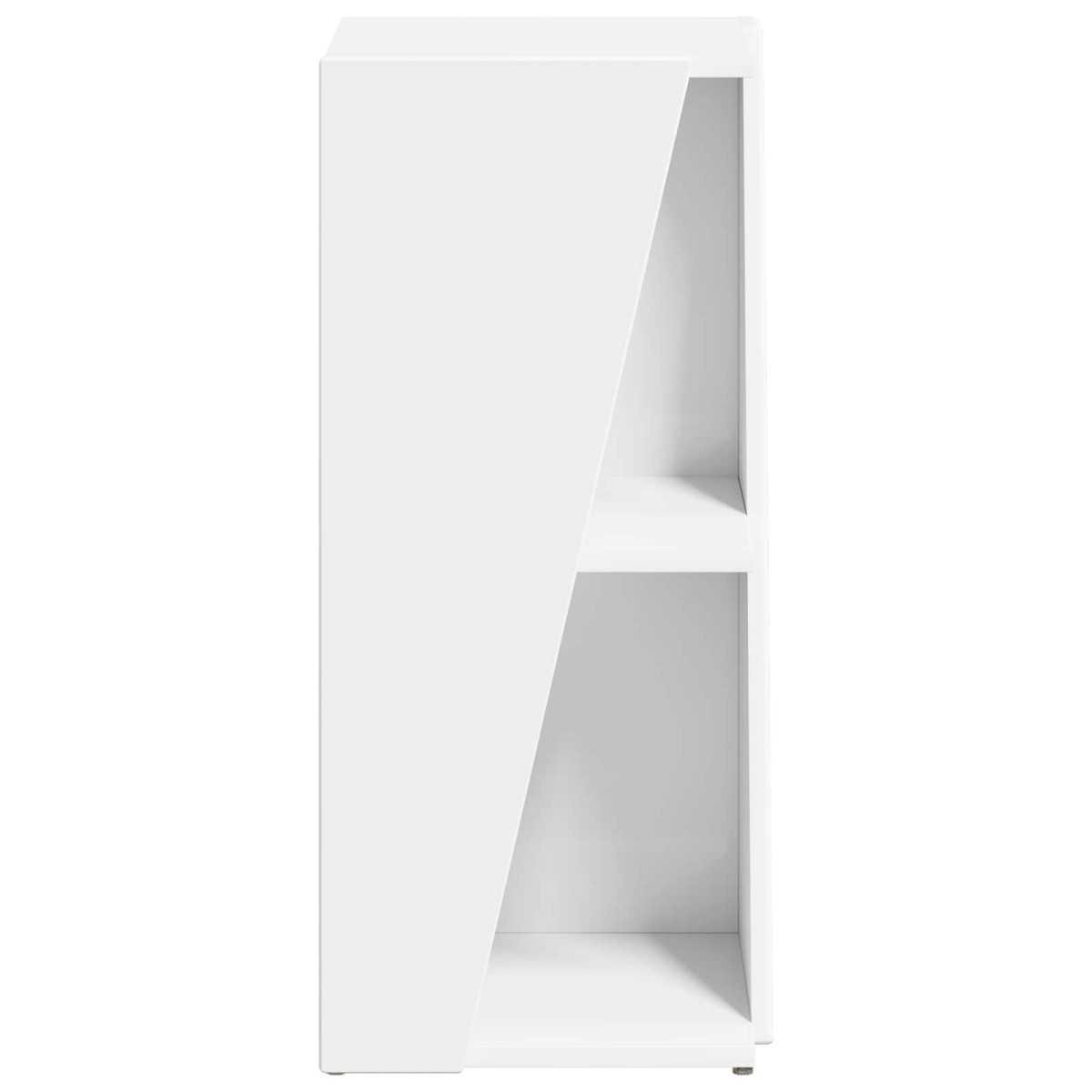 vidaXL Πλευρικό Ράφι 33 x 32 x 70,5 εκ Επεξεργασμένο Ξύλο Λευκό