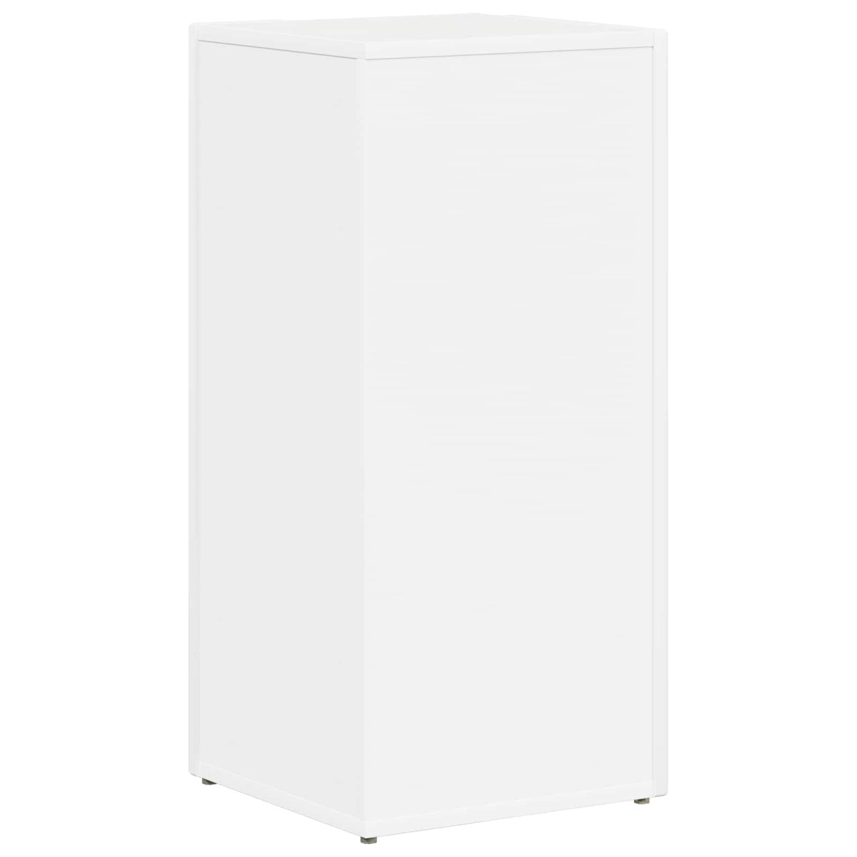 vidaXL Πλευρικό Ράφι 33 x 32 x 70,5 εκ Επεξεργασμένο Ξύλο Λευκό