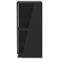 vidaXL Πλευρικό Ράφι 33 x 32 x 70,5 εκ Επεξεργασμένο Ξύλο Μαύρο