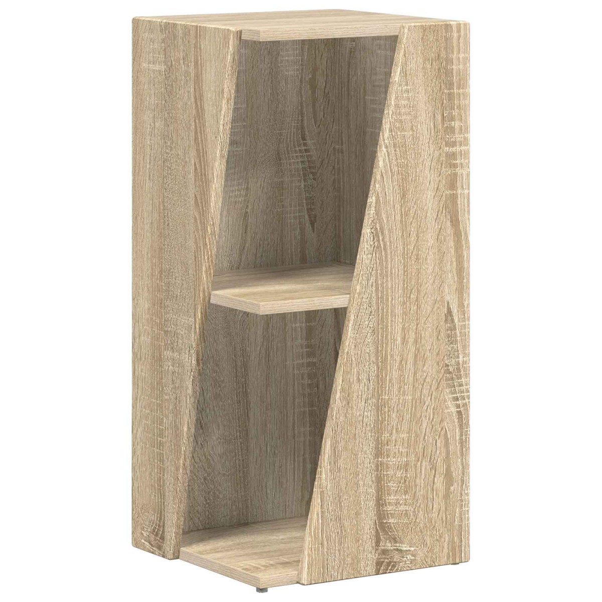 vidaXL Πλευρικό Ράφι 33 x 32 x 70,5 εκ Επεξεργασμένο Ξύλο Δρύς Sonoma