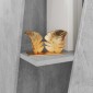 vidaXL Πλευρικό Ράφι 33 x 32 x 70,5 εκ Επεξεργασμένο Ξύλο