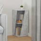 vidaXL Πλευρικό Ράφι 33 x 32 x 70,5 εκ Επεξεργασμένο Ξύλο