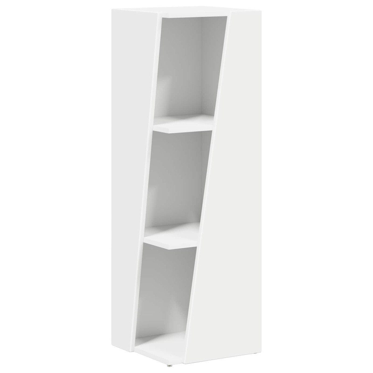 vidaXL Πλευρικό Ράφι 33 x 32 x 100,5 εκ Επεξεργασμένο Ξύλο Λευκό