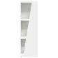 vidaXL Πλευρικό Ράφι 33 x 32 x 100,5 εκ Επεξεργασμένο Ξύλο Λευκό