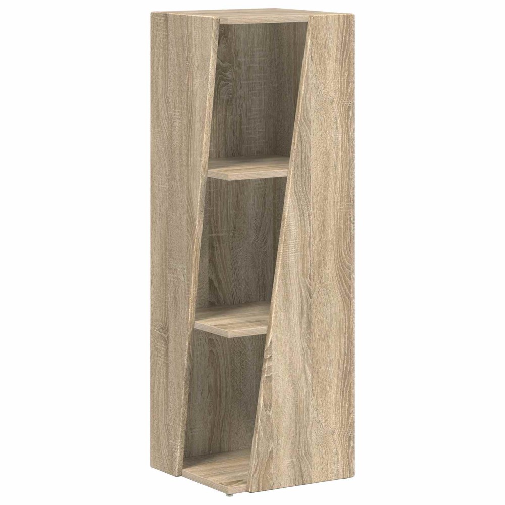 vidaXL Πλευρικό Ράφι 33 x 32 x 100,5 εκ Επεξεργασμένο Ξύλο Δρύς Sonoma