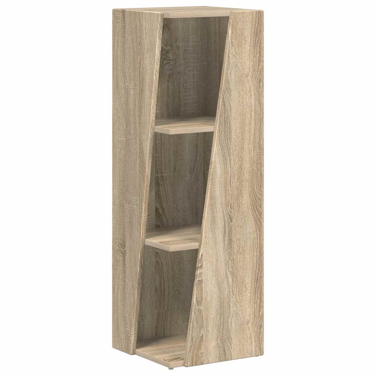 vidaXL Πλευρικό Ράφι 33 x 32 x 100,5 εκ Επεξεργασμένο Ξύλο Δρύς Sonoma