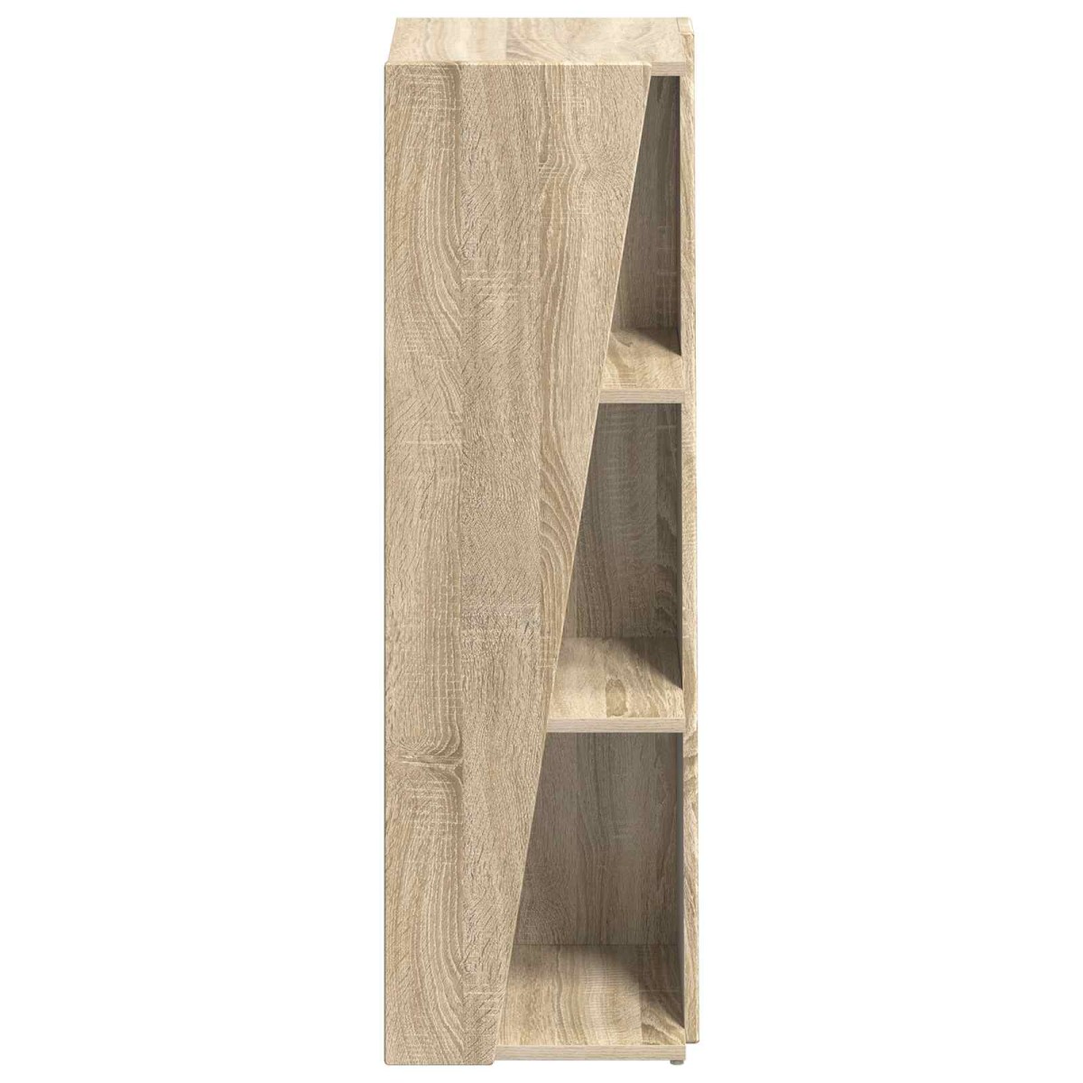 vidaXL Πλευρικό Ράφι 33 x 32 x 100,5 εκ Επεξεργασμένο Ξύλο Δρύς Sonoma