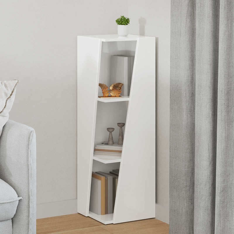 vidaXL Πλευρικό Ράφι 33 x 32 x 100,5 εκ. Επεξεργασμένο Ξύλο