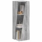 vidaXL Πλευρικό Ράφι 33 x 32 x 100,5 εκ Επεξεργασμένο Ξύλο